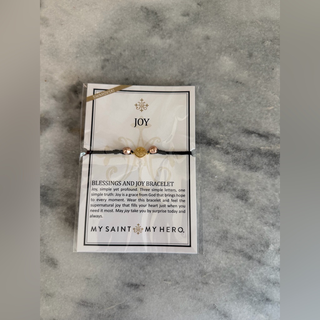 My Saint My Hero Joy Bracelet - Black And Gold